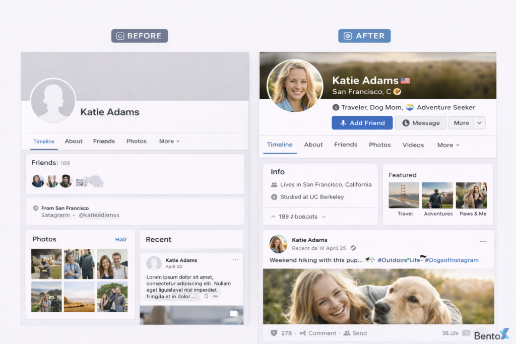 Bentox Team Facebook Profile Management